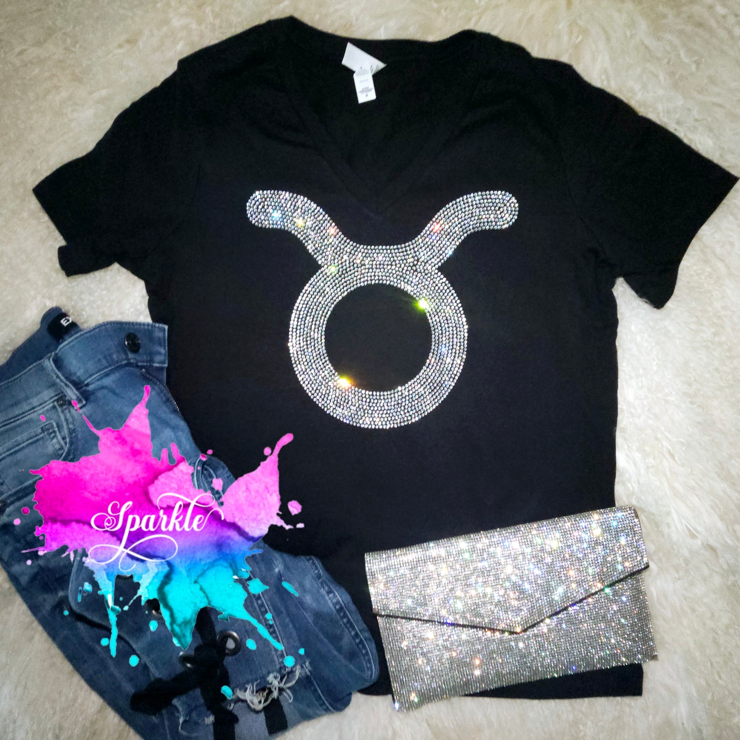 Taurus Crystallized Tee