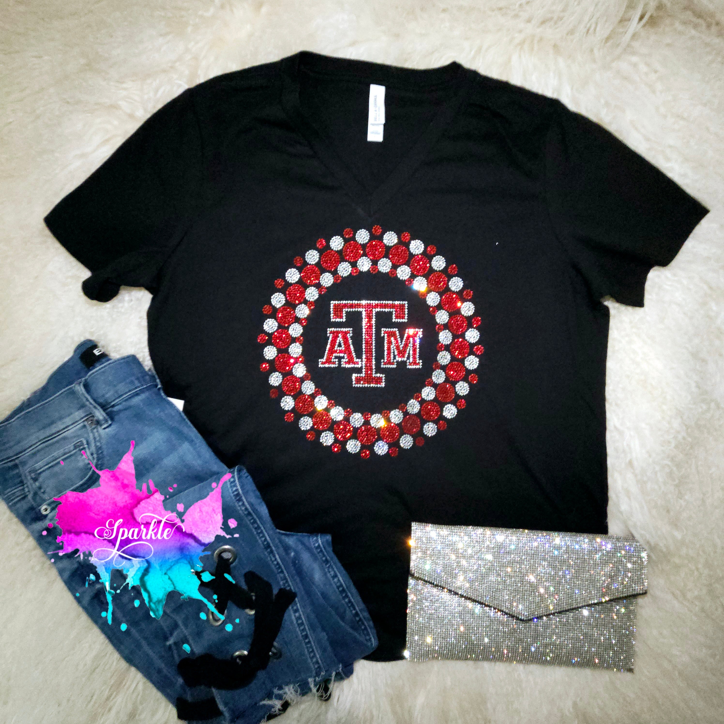 Crystallized by Sparkle Texas Astros Crystallized Tee L