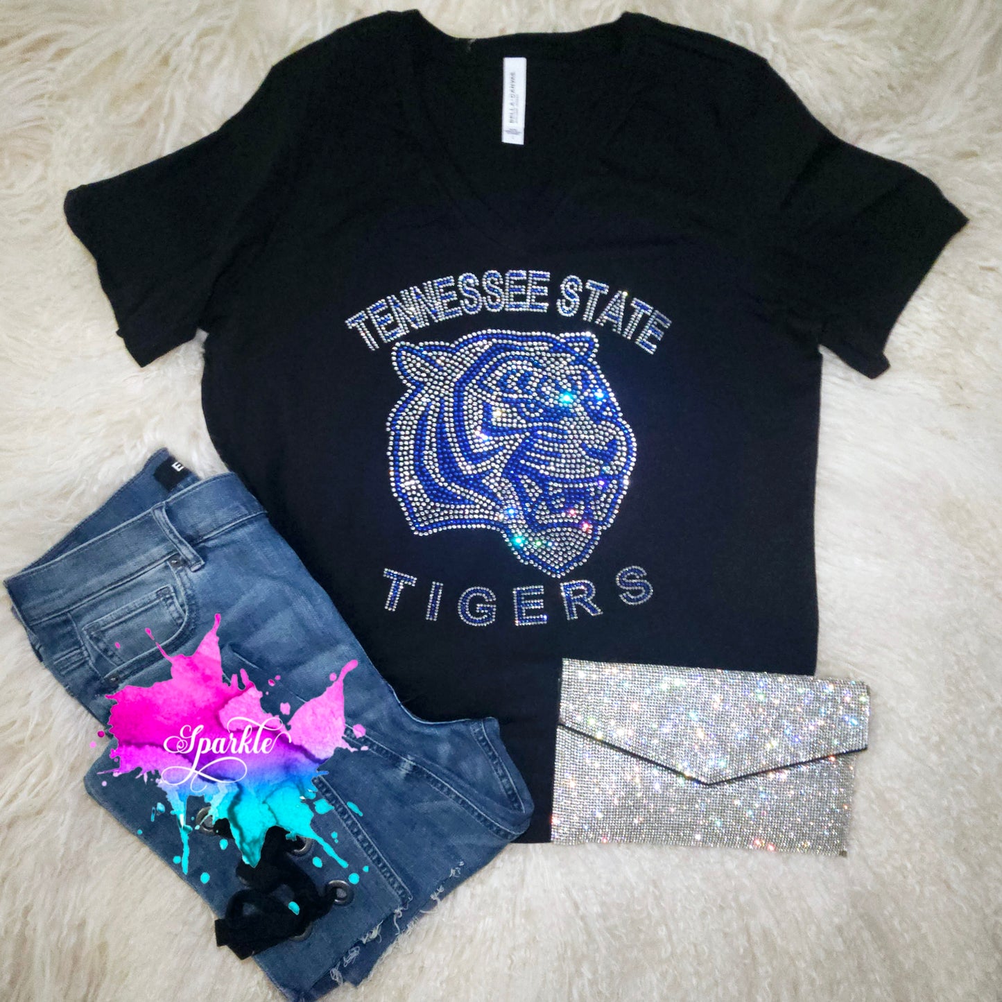 TSU Tigers Crystallized Tee