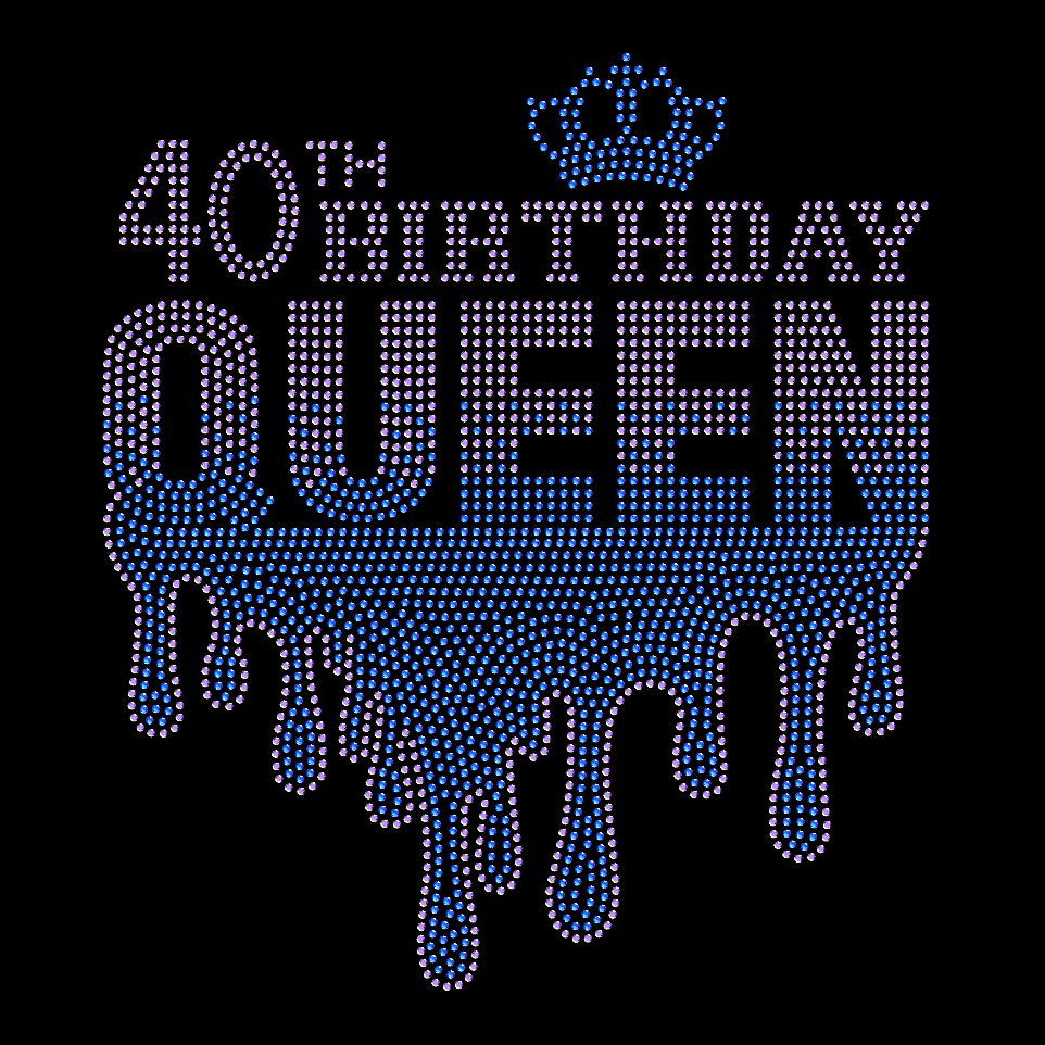 Birthday Queen Crystallized Tee