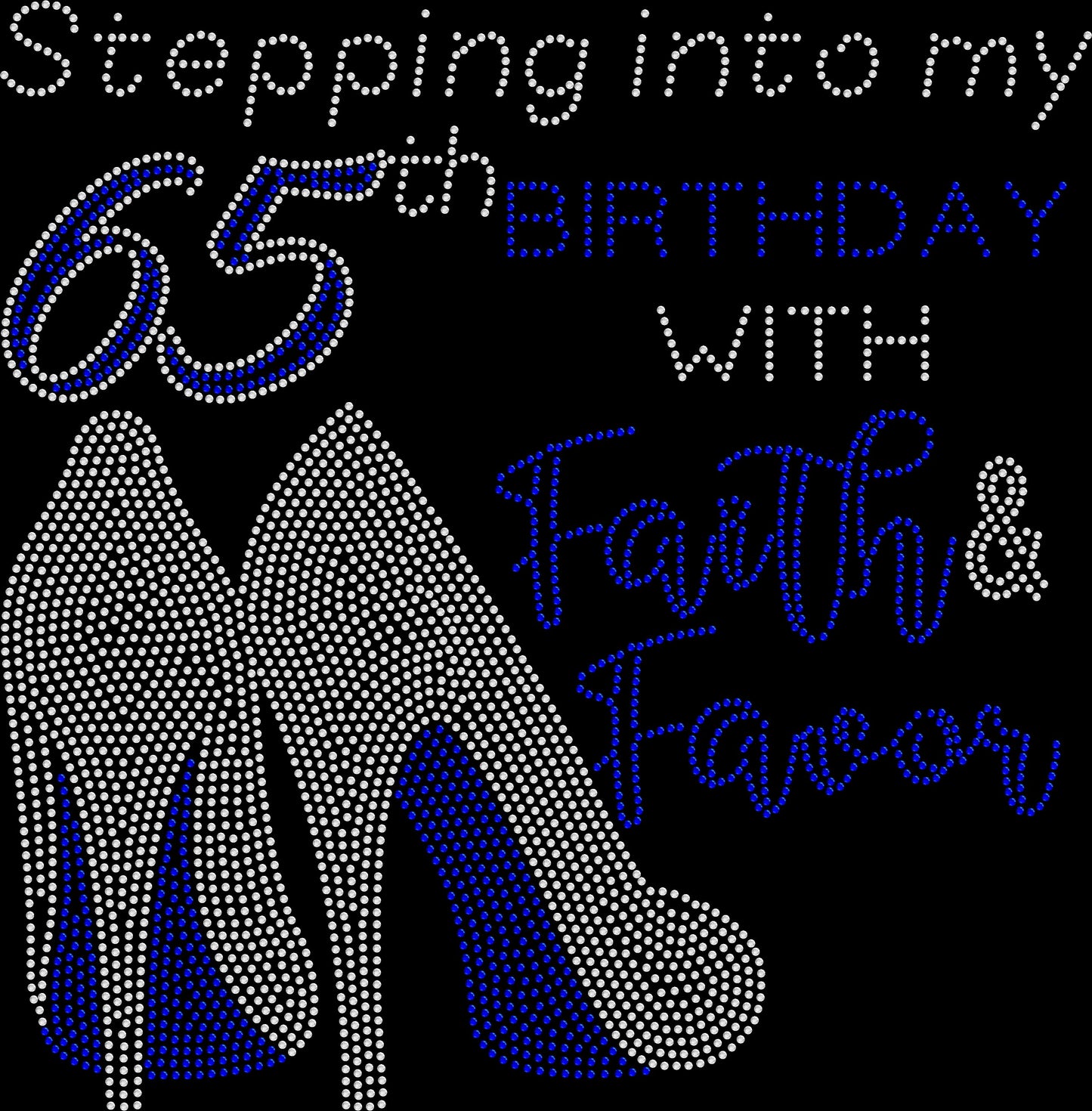 Faith and Favor Birthday Crystallized Tee