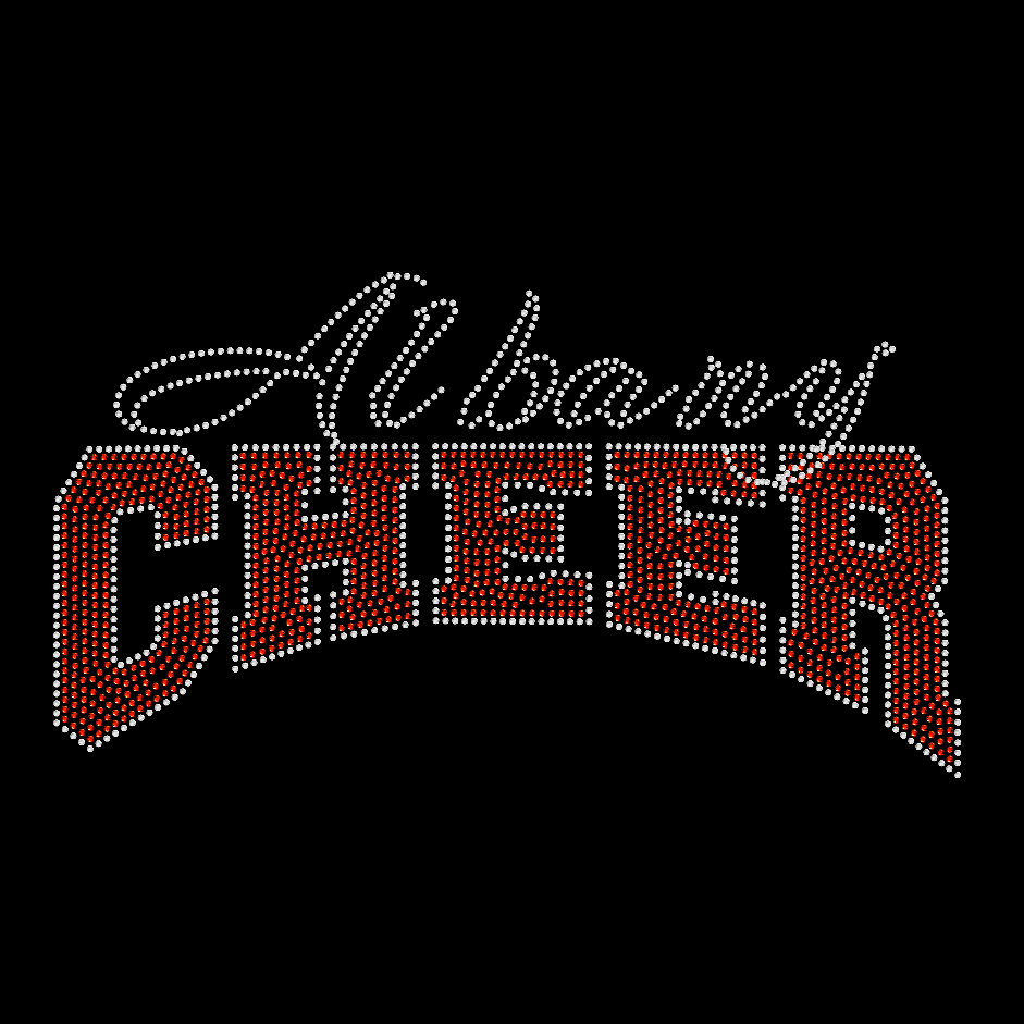 Albany Cheer Crystallized Tee