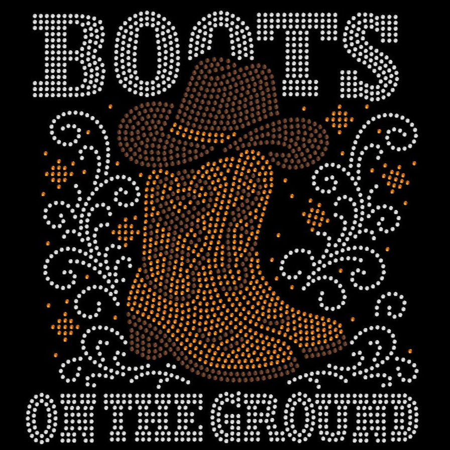 Boots on the Ground Crystallized Tee
