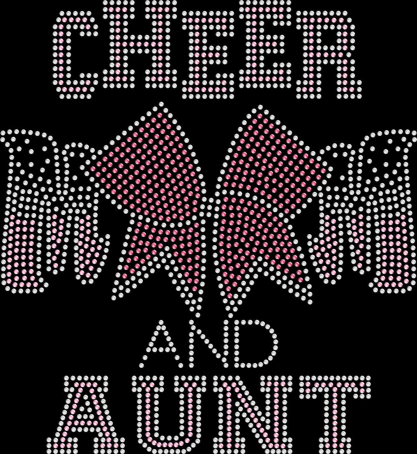 Cheer Mom and Aunt Crystallized Tee
