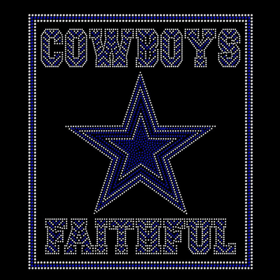 Cowboys Faithful Crystallized Tee