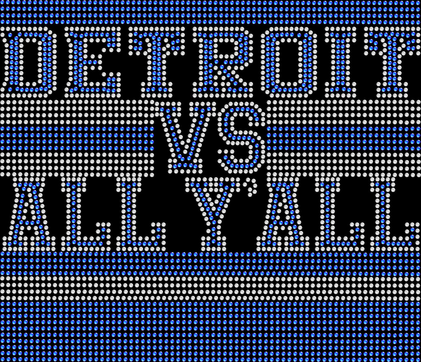 Detroit Vs All Y'all Crystallized Tee