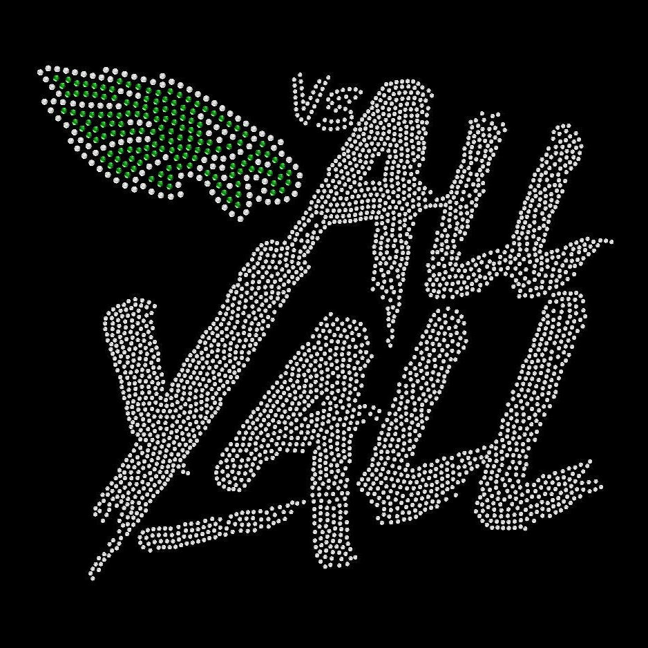 Eagles Vs All Y'All Crystallized Tee
