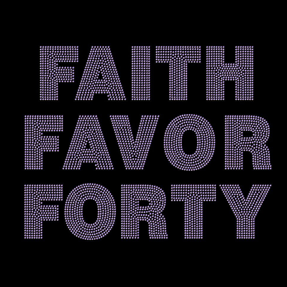Faith Favor Forty Crystallized Tee