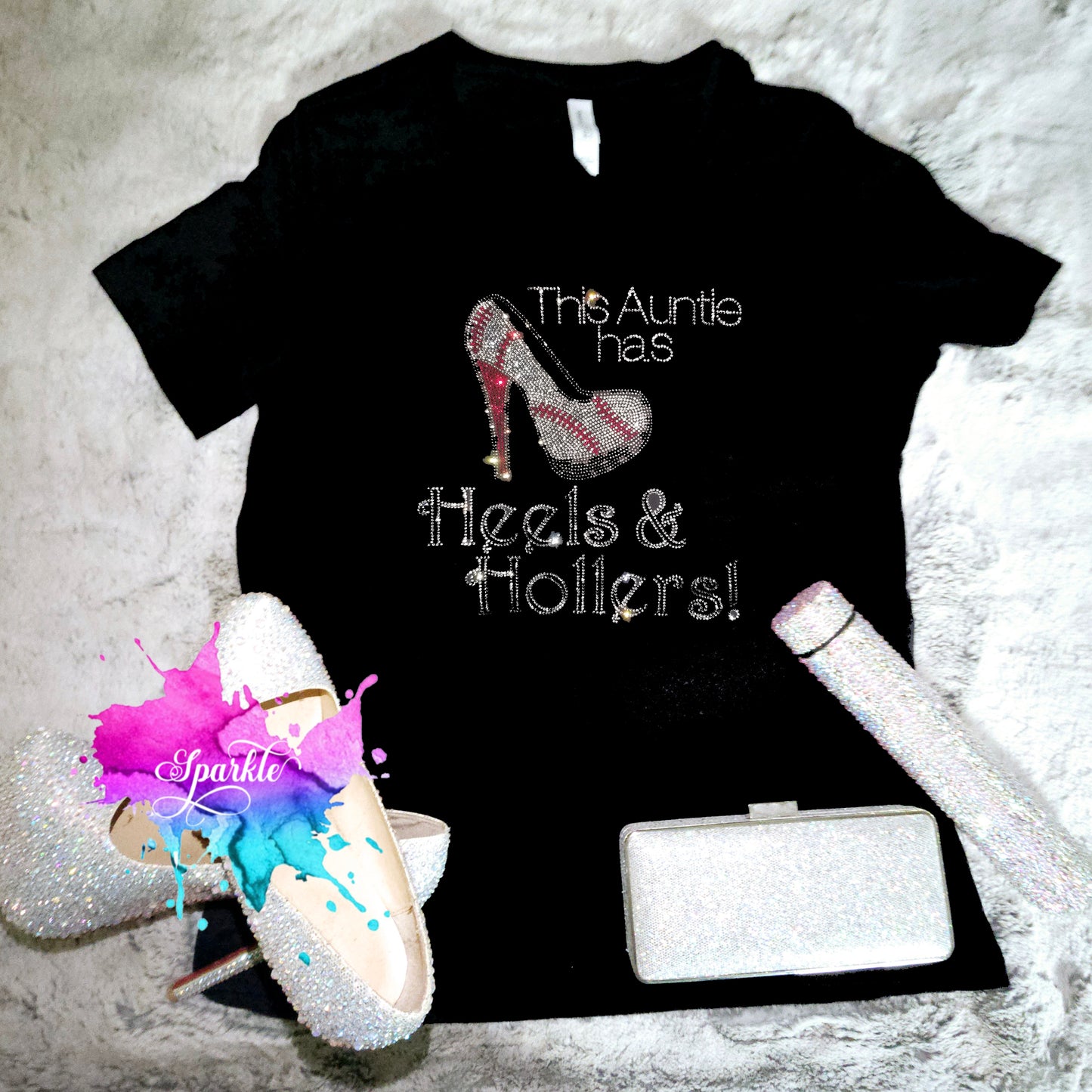 Heels & Hollers Crystallized Tee