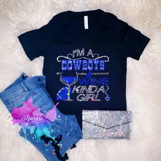 Cowboys and Wine Crystallized Tee