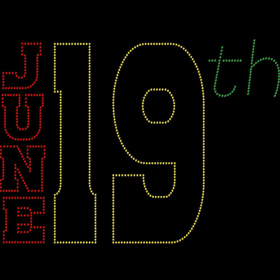 June 19th Crystallized Tee