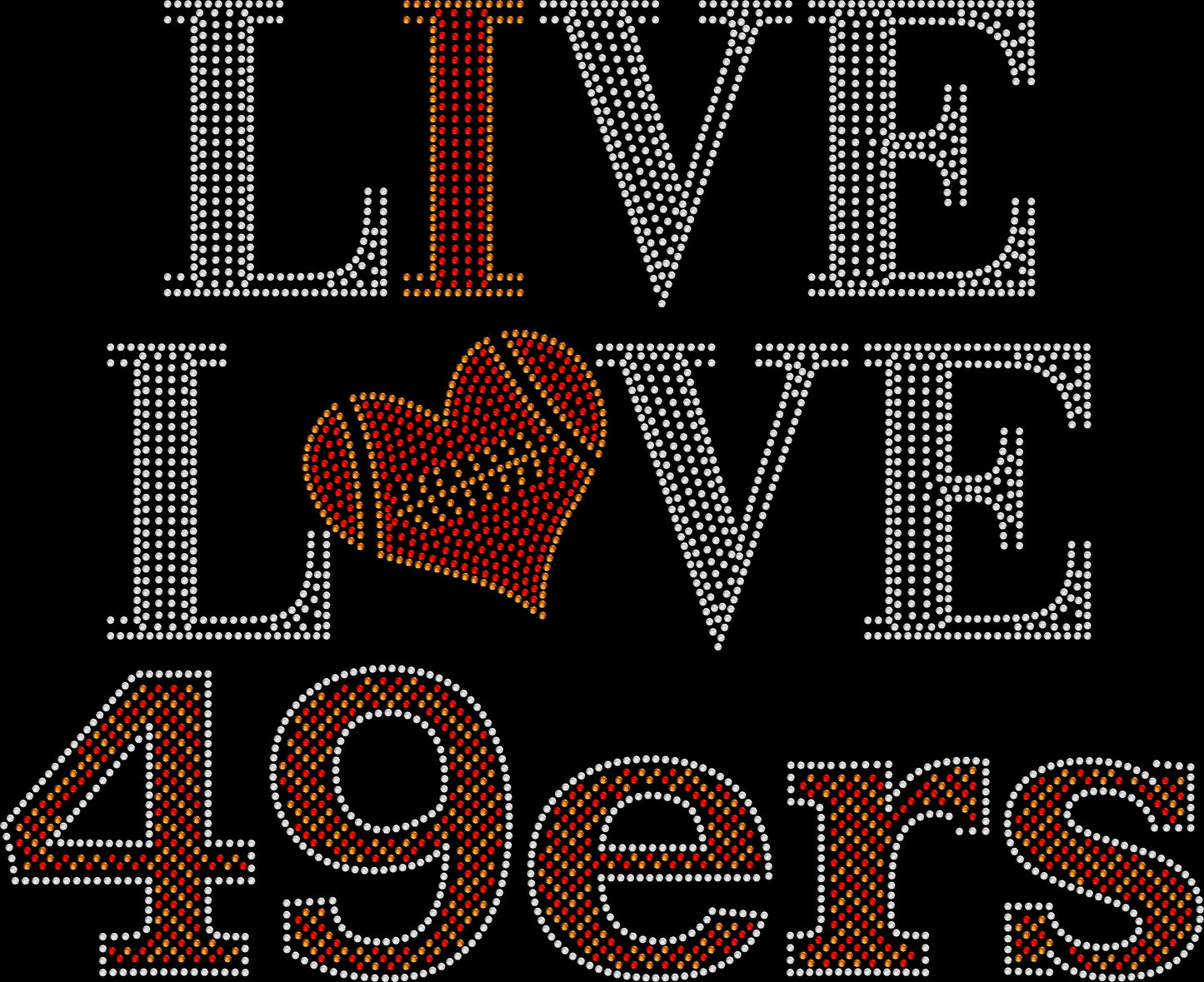 Niners Crystallized Tee