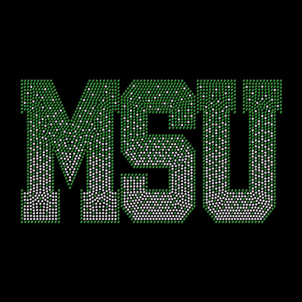 MSU Rhinestone Tee