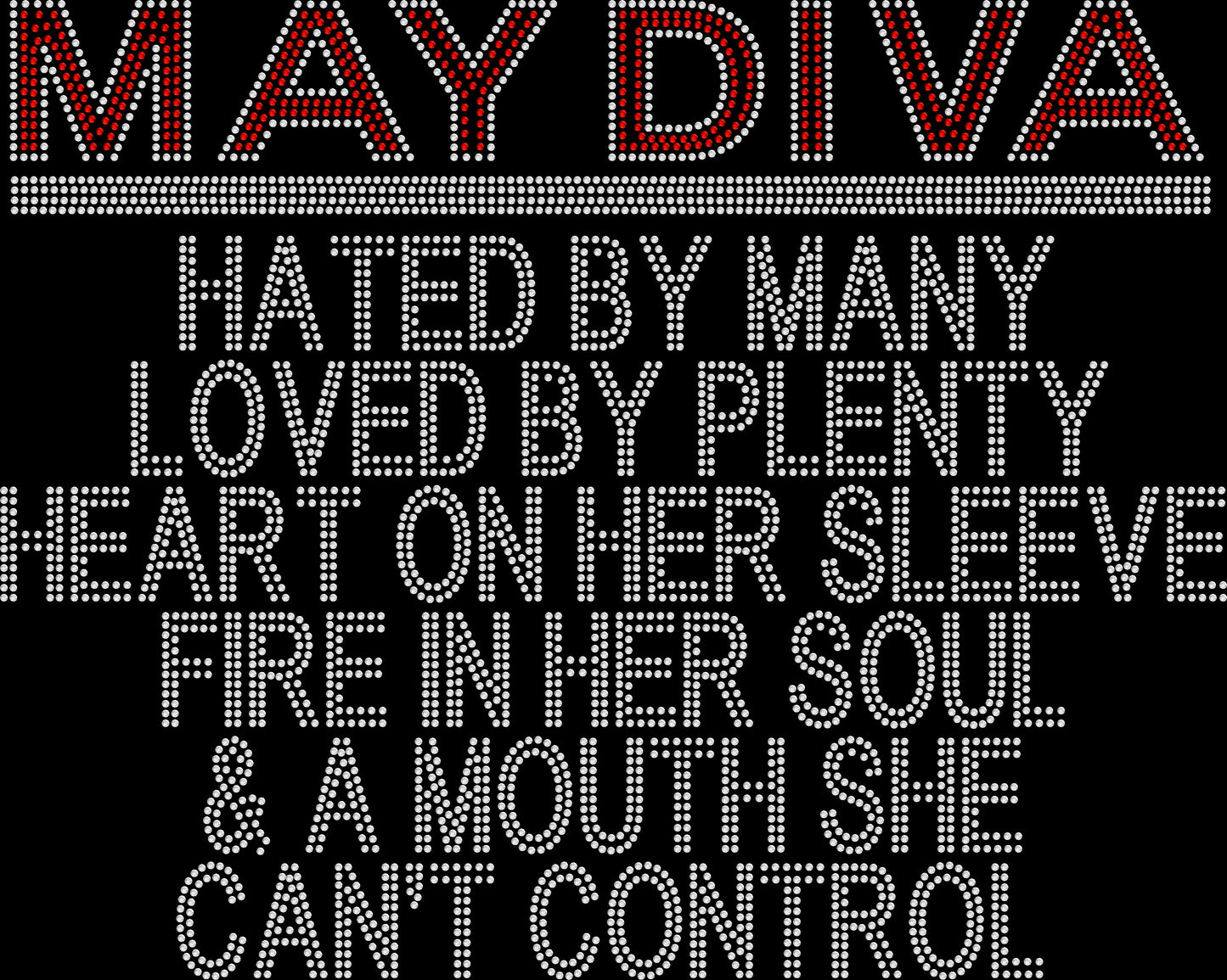 May Diva Crystallized Tee