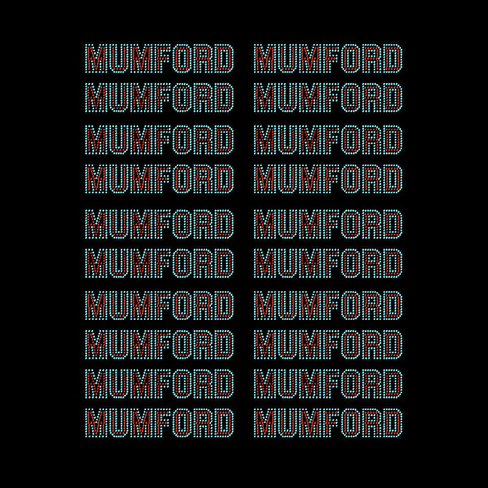Custom Mumford Crystallized Hotfix Transfer