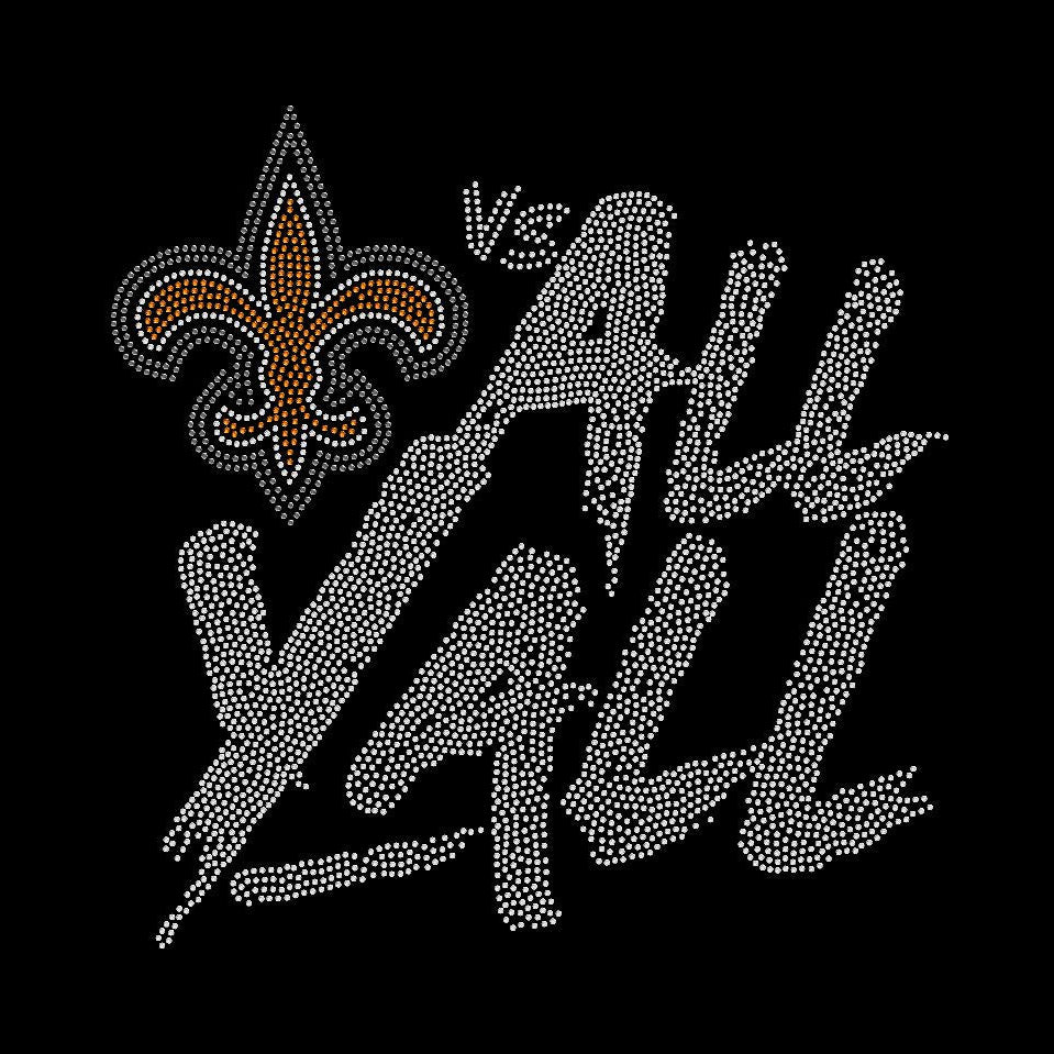 Saints Vs All Y'All Crystallized Tee