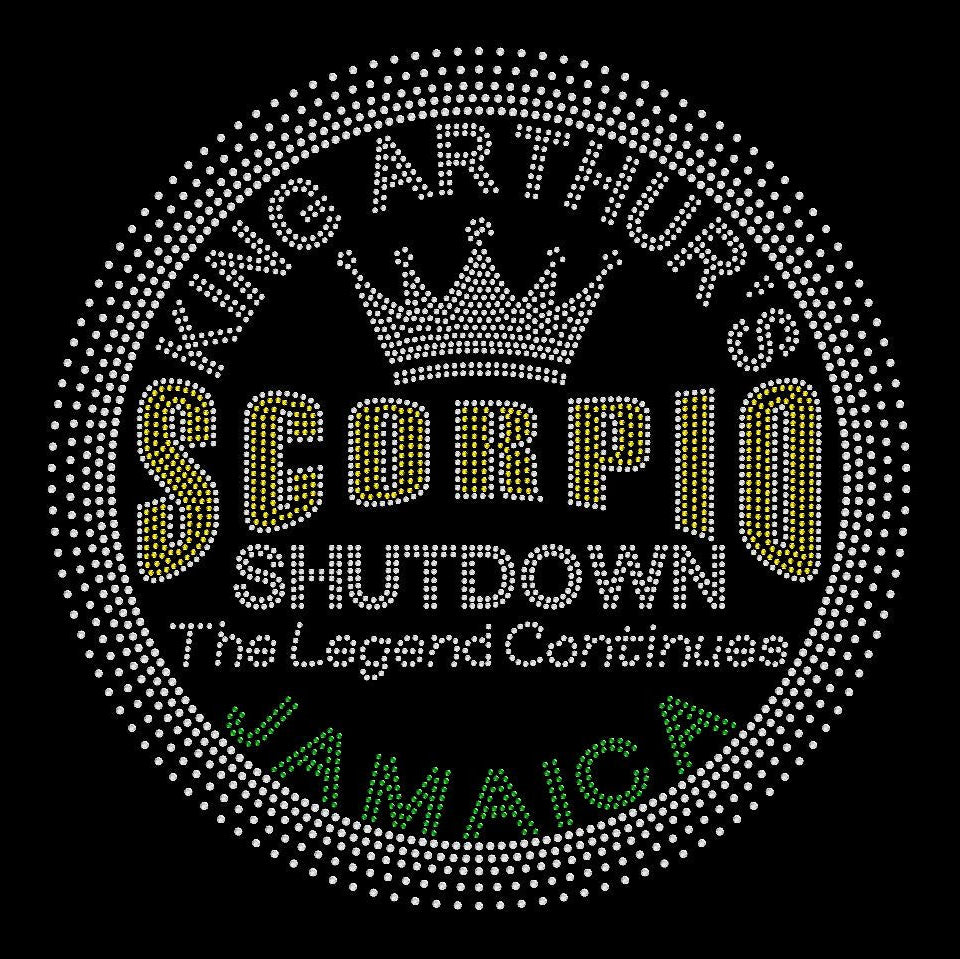 Scorpio Shutdown Rhinestone Tee