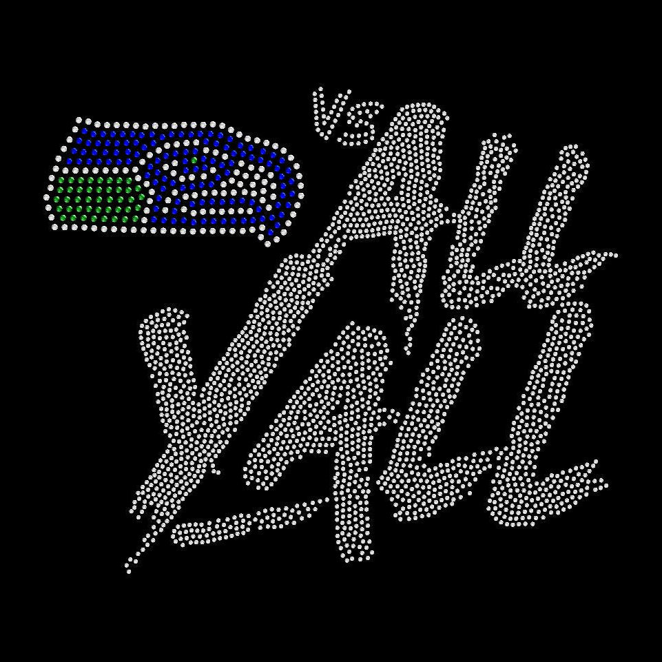 Seahawks Vs All Y'All Crystallized Tee