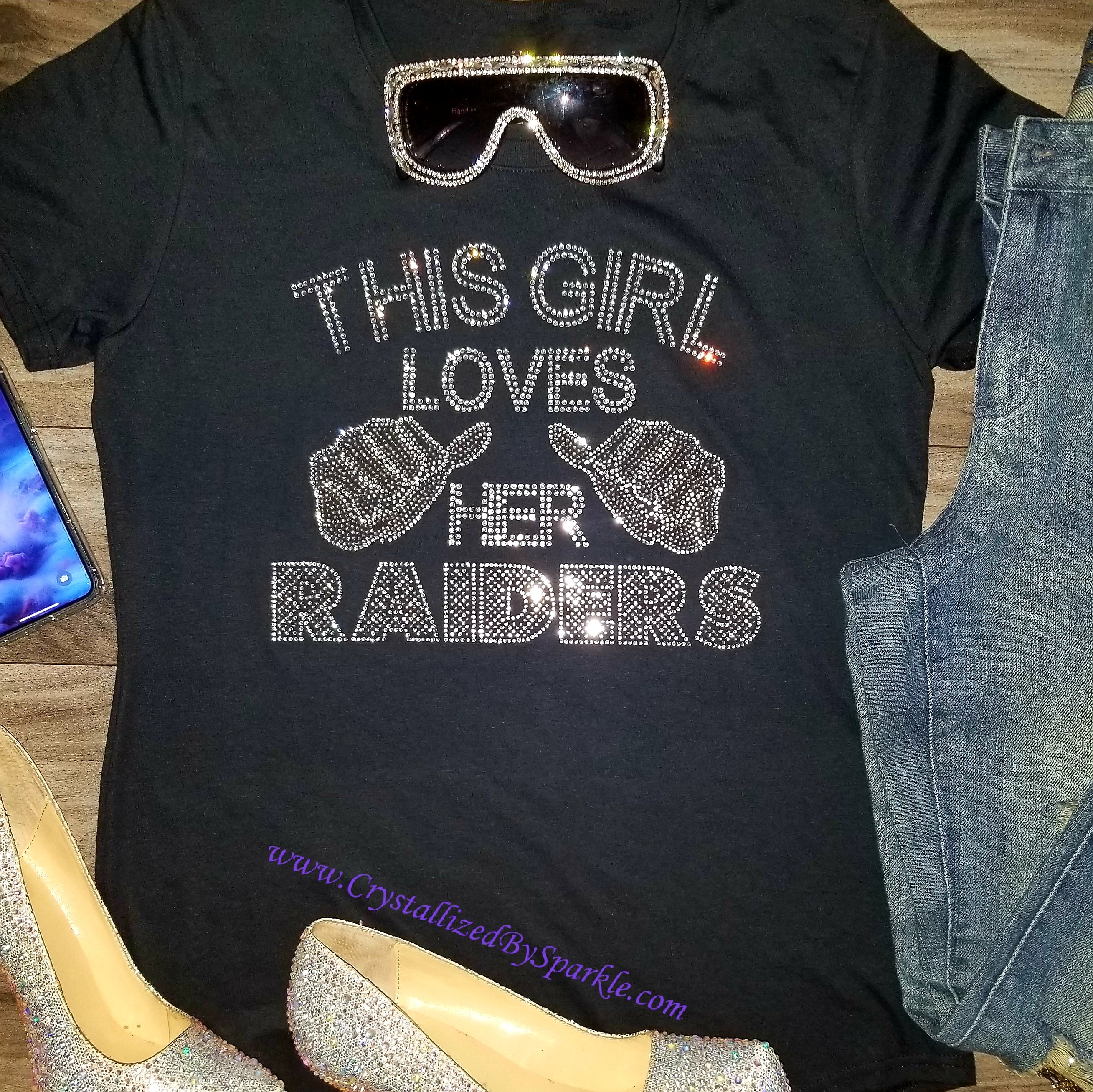 This Girl Loves her Cowboys Crystallized Tee – Crystallized By Sparkle