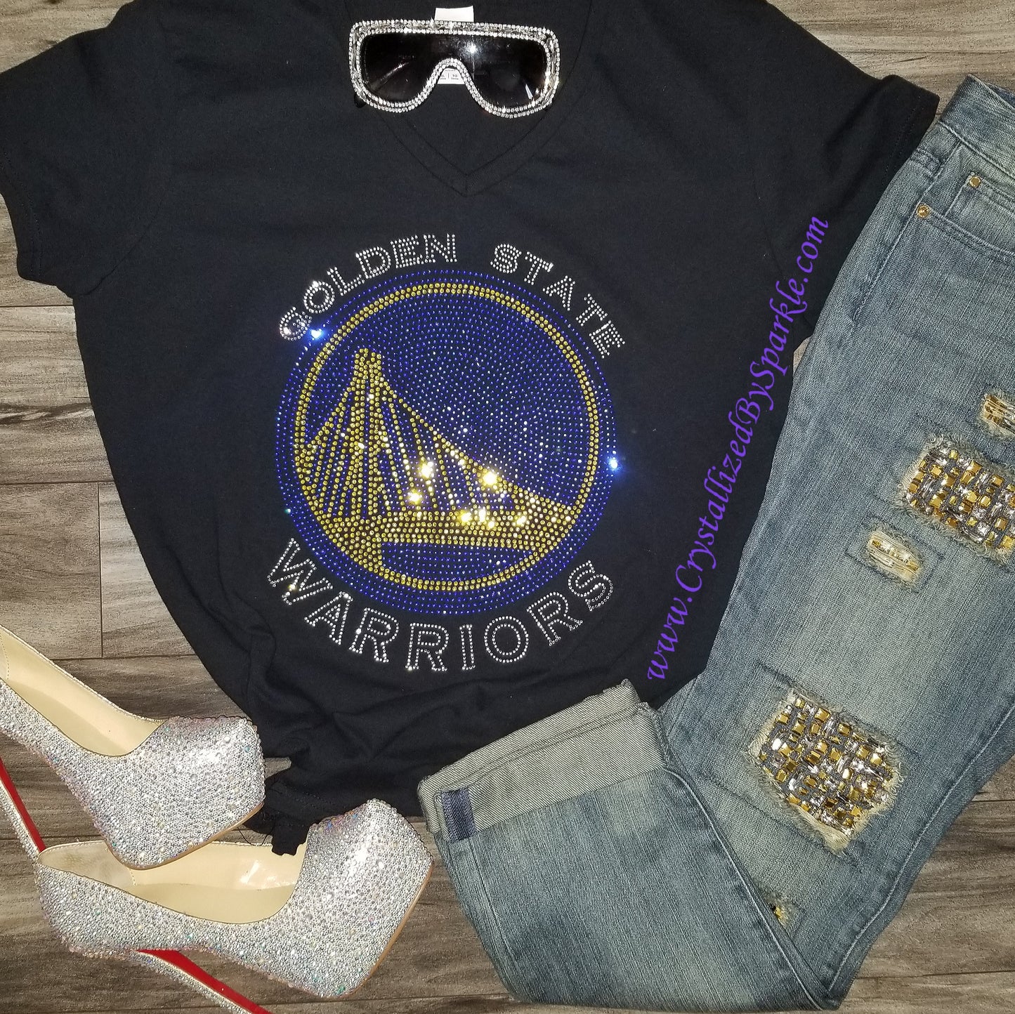 Warriors Crystallized Tee