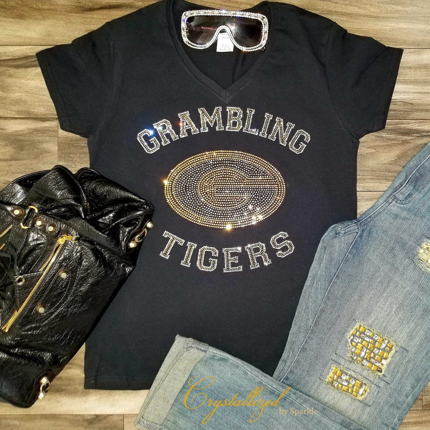 Grambling Crystallized Tee