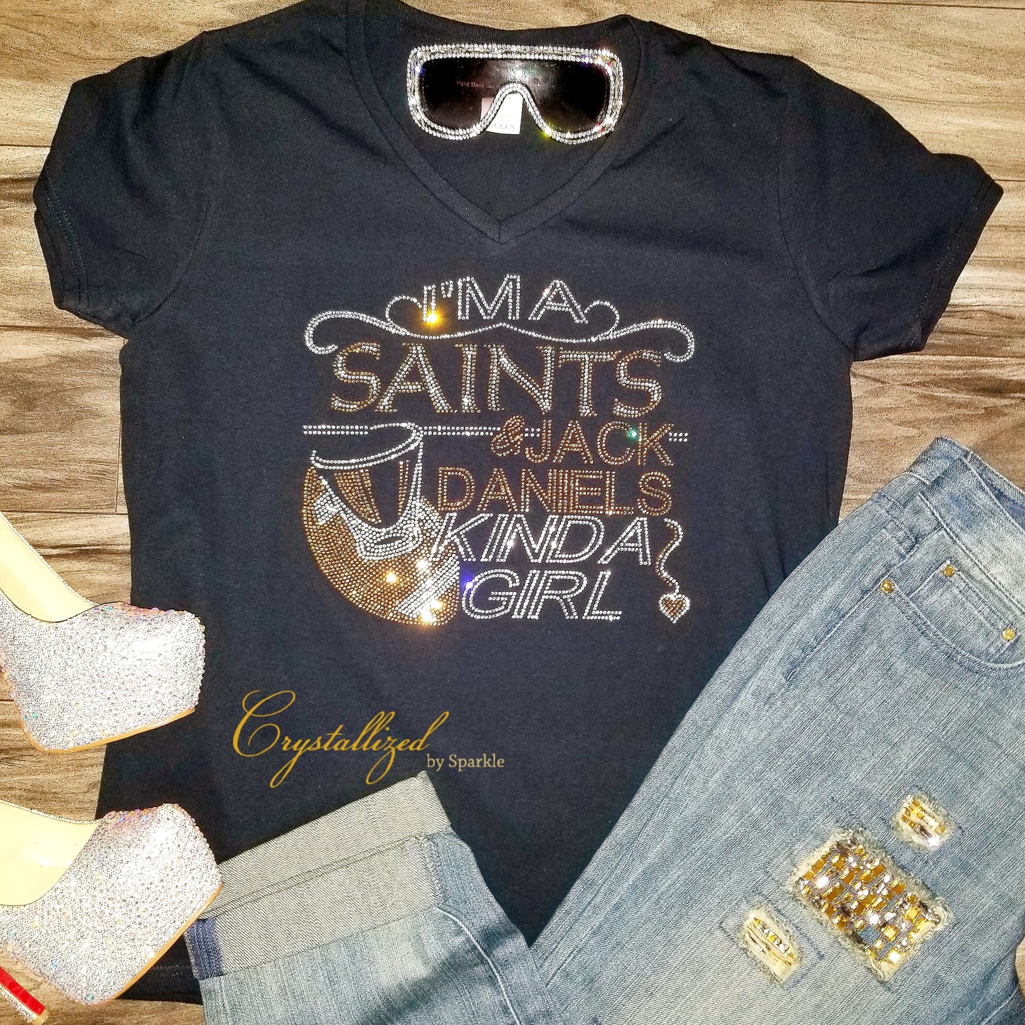 Saints and Jack Crystallized Tee