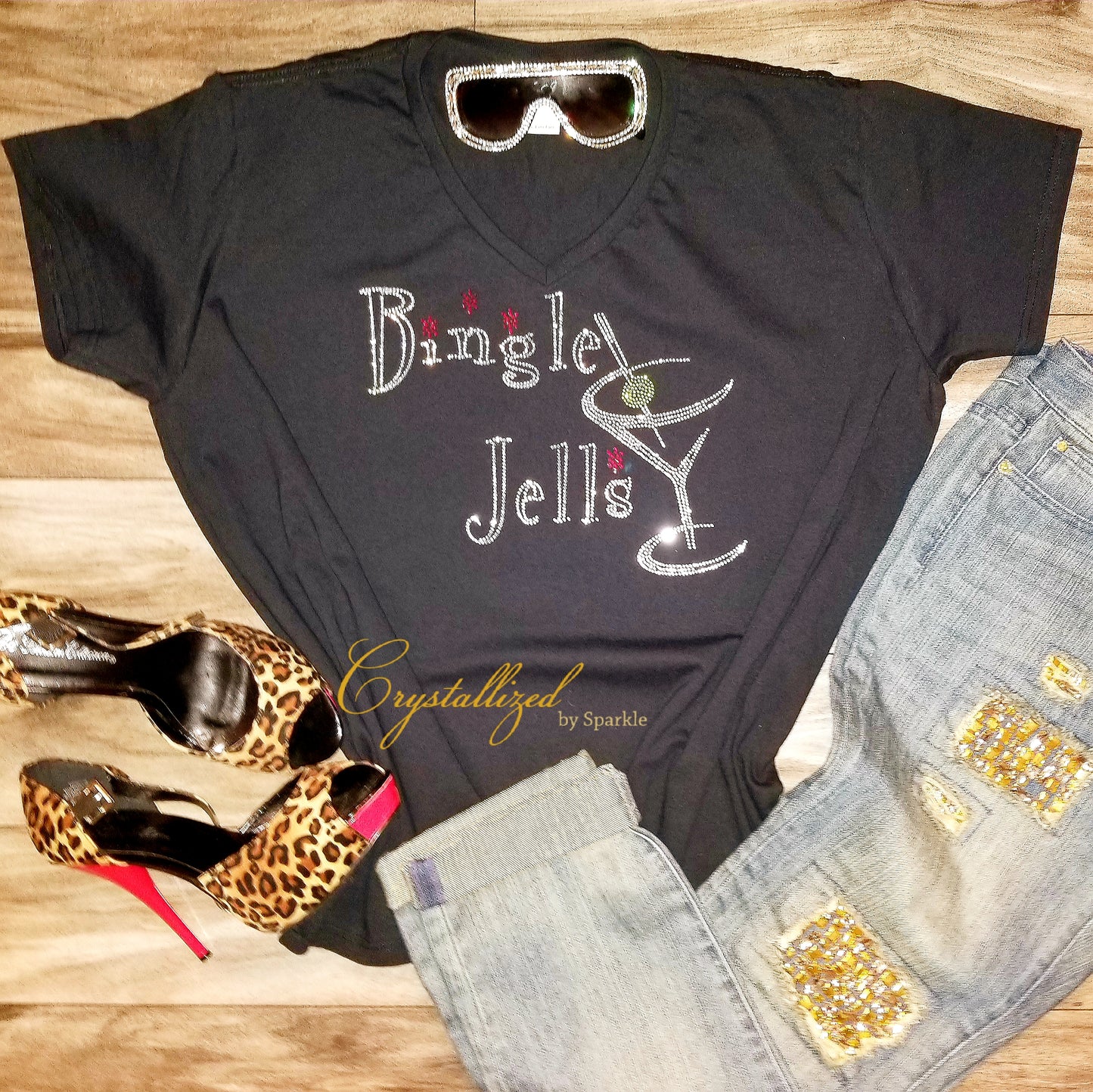 Bingle Jells Rhinestone Tee