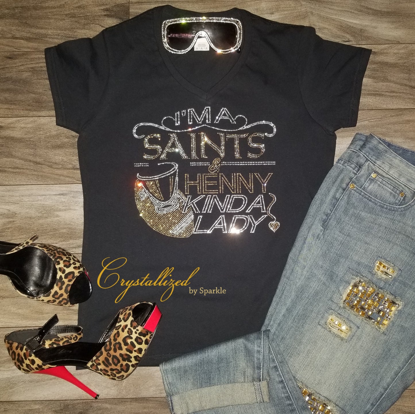 Saints and Henny Crystallized Tee