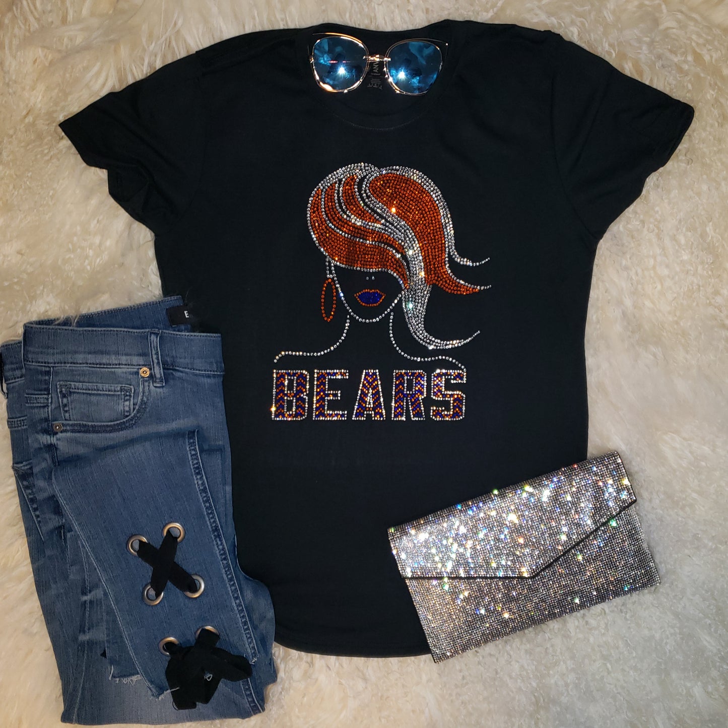 Bears Lady Crystallized Tee