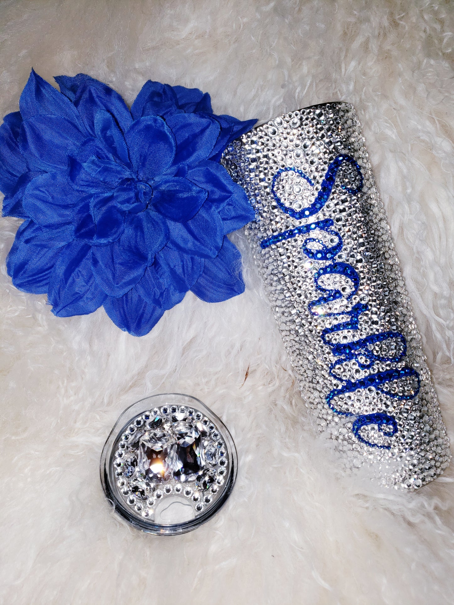 Crystallized Cardinal Red Custom Tumbler