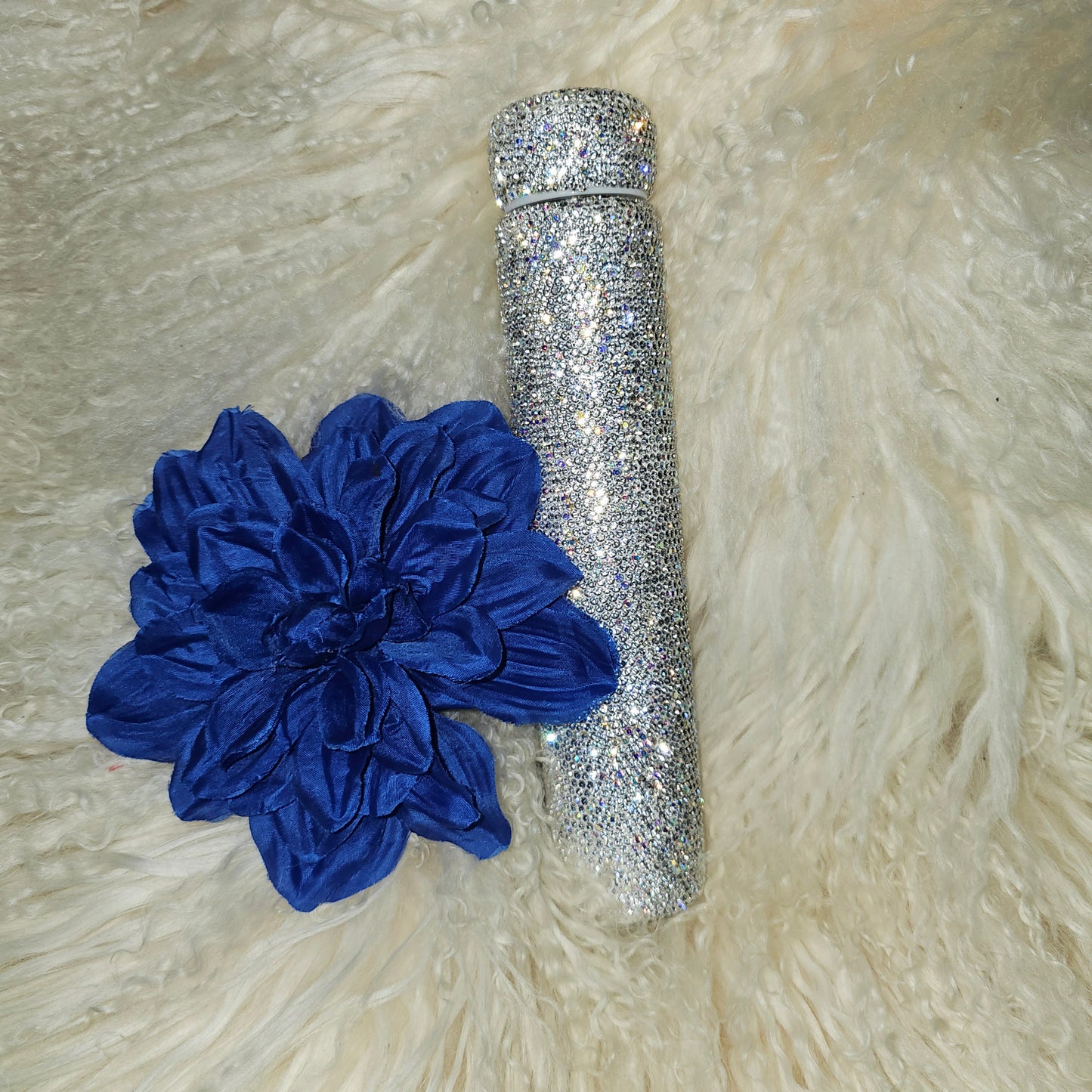 Crystallized 8 Oz Skinny Flask