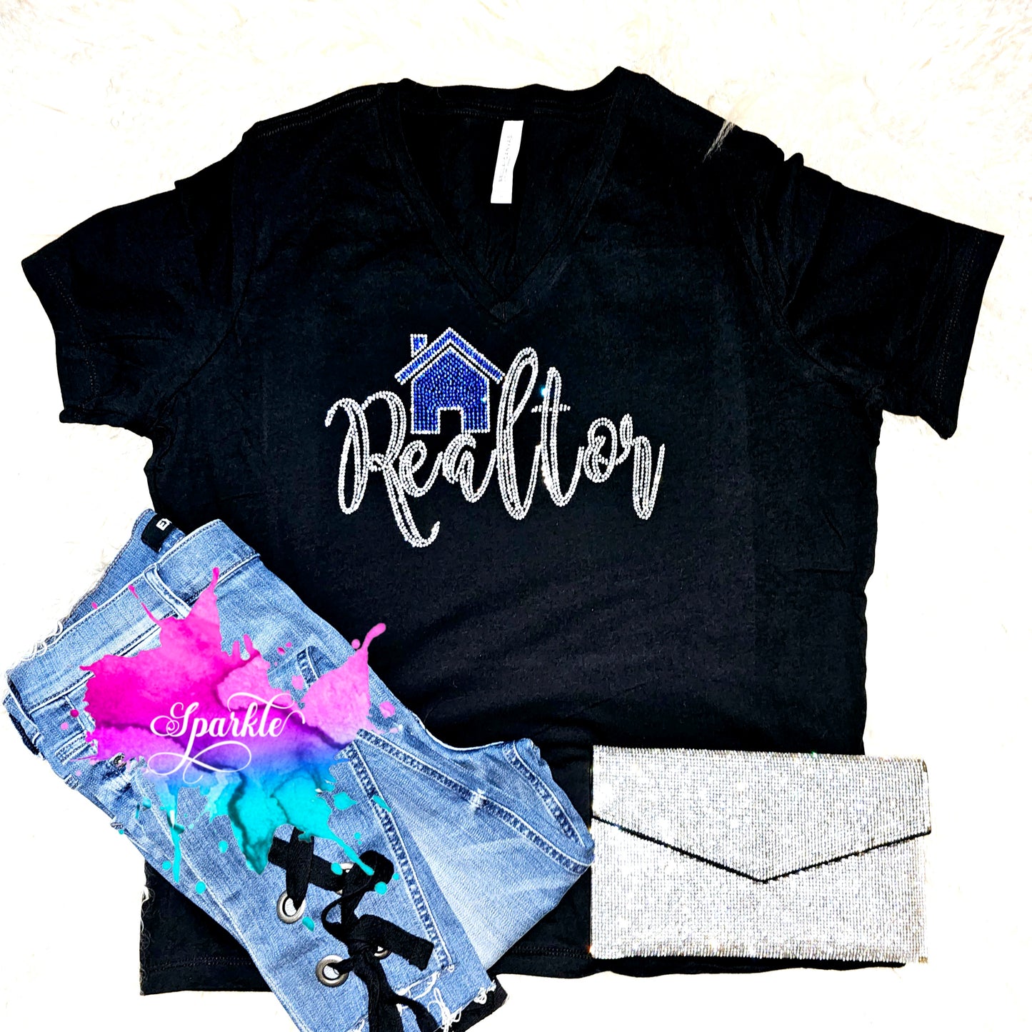 Realtor Crystallized Tee