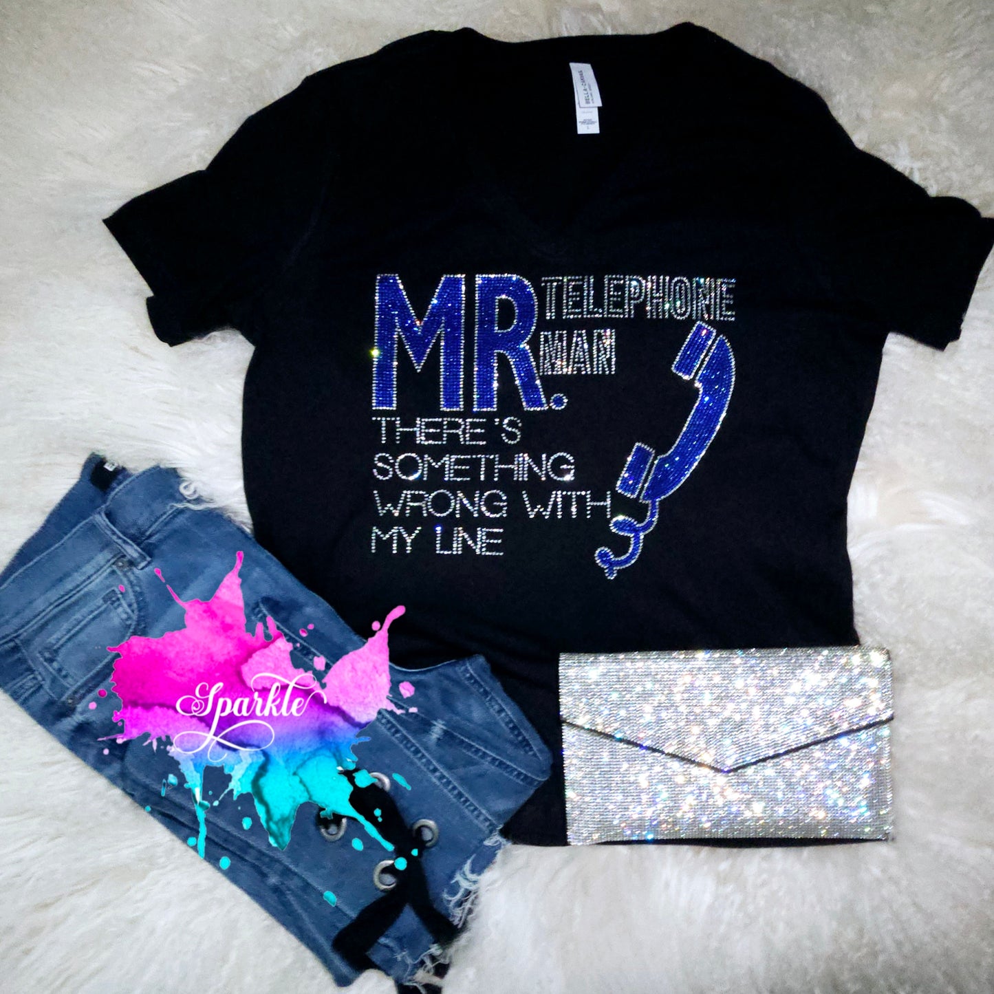 Mr. Telephone Man Crystallized Tee