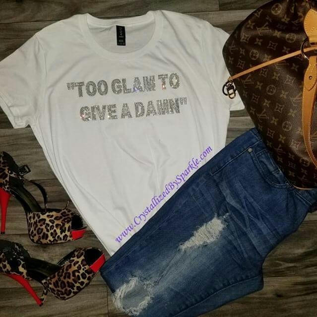 Too Glam Crystallized Tee