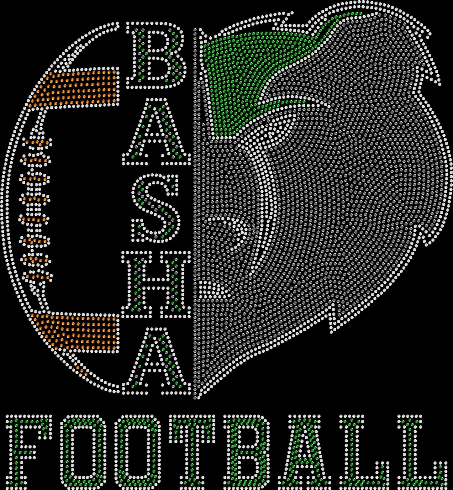 Basha Football Crystallized Tee