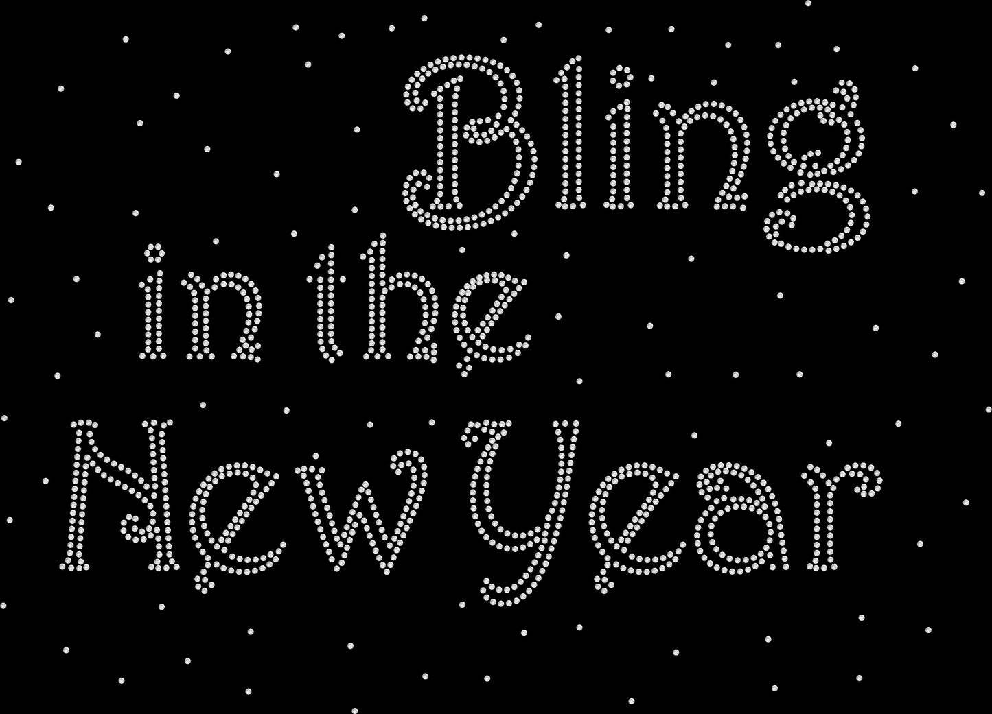 Bling in the New Year Crystallized Tee