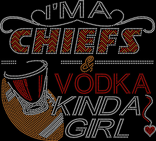 Chiefs and Vodka Crystallized Tee