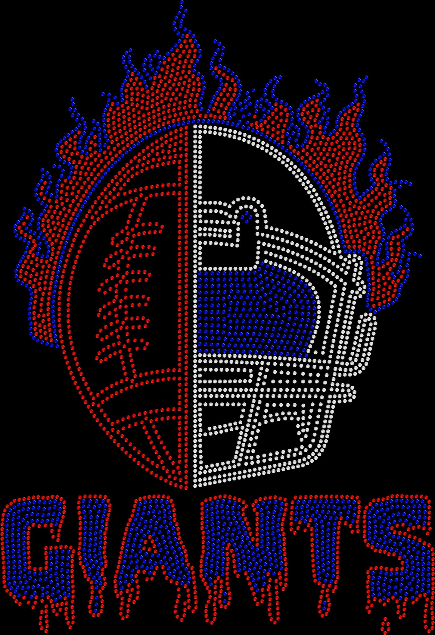 Flaming Giants Crystallized Tee