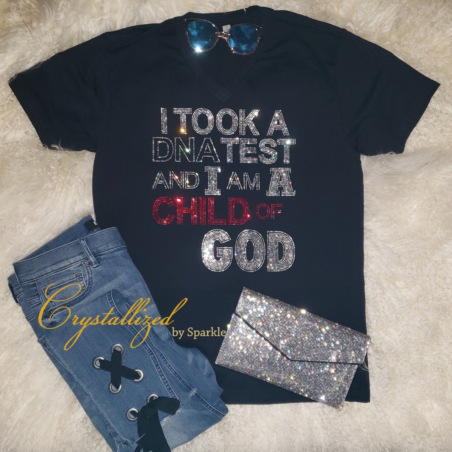 Child of God Rhinestone Tee