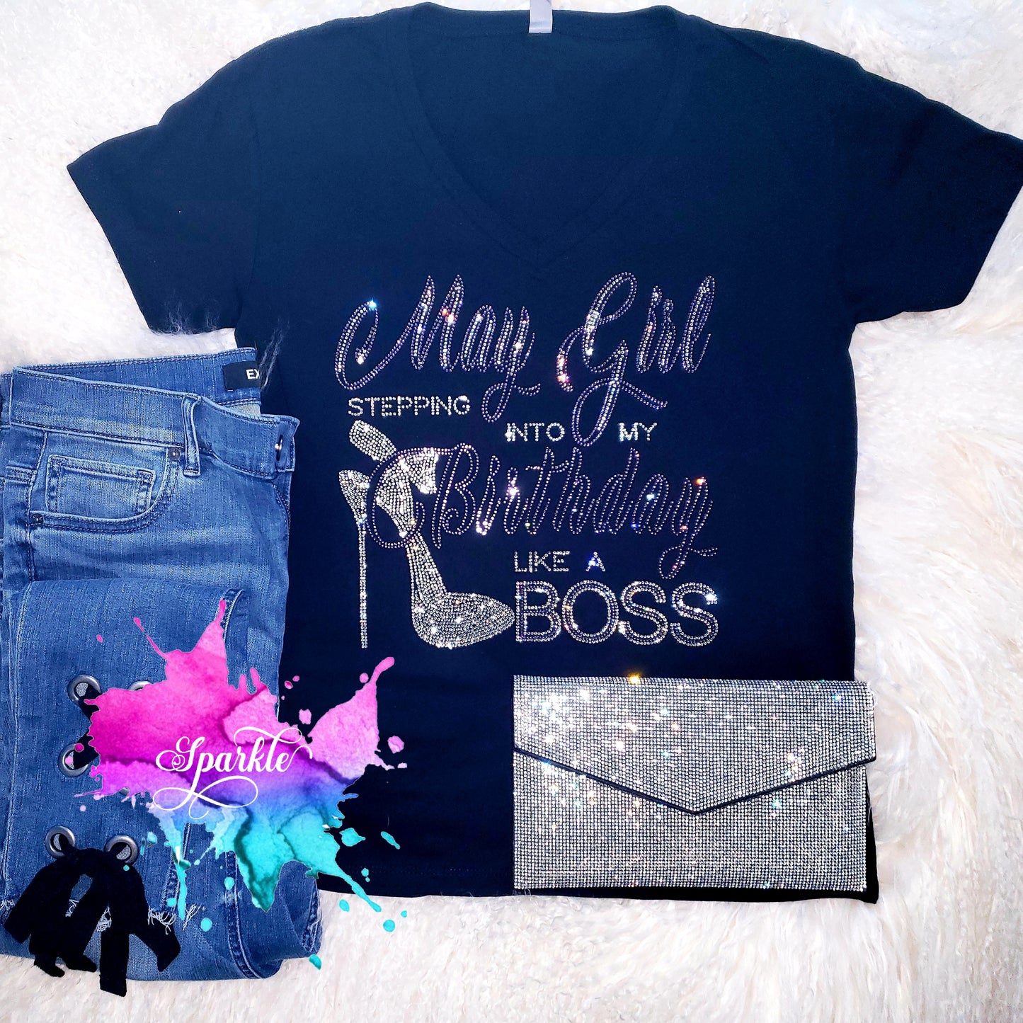 May Girl Crystallized Tee