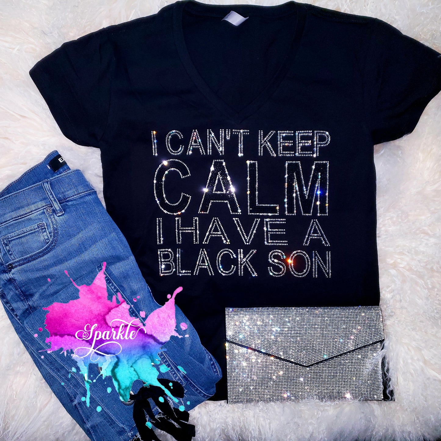 I Can't Keep Calm Crystallized Tee