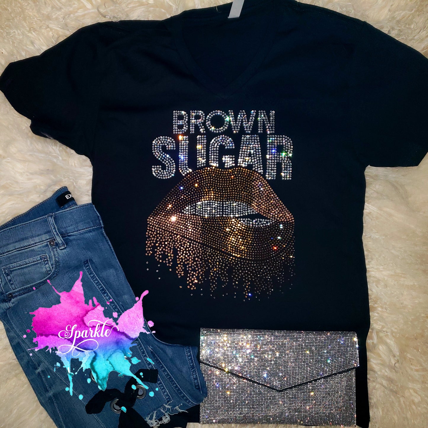 Brown Sugar Crystallized Tee