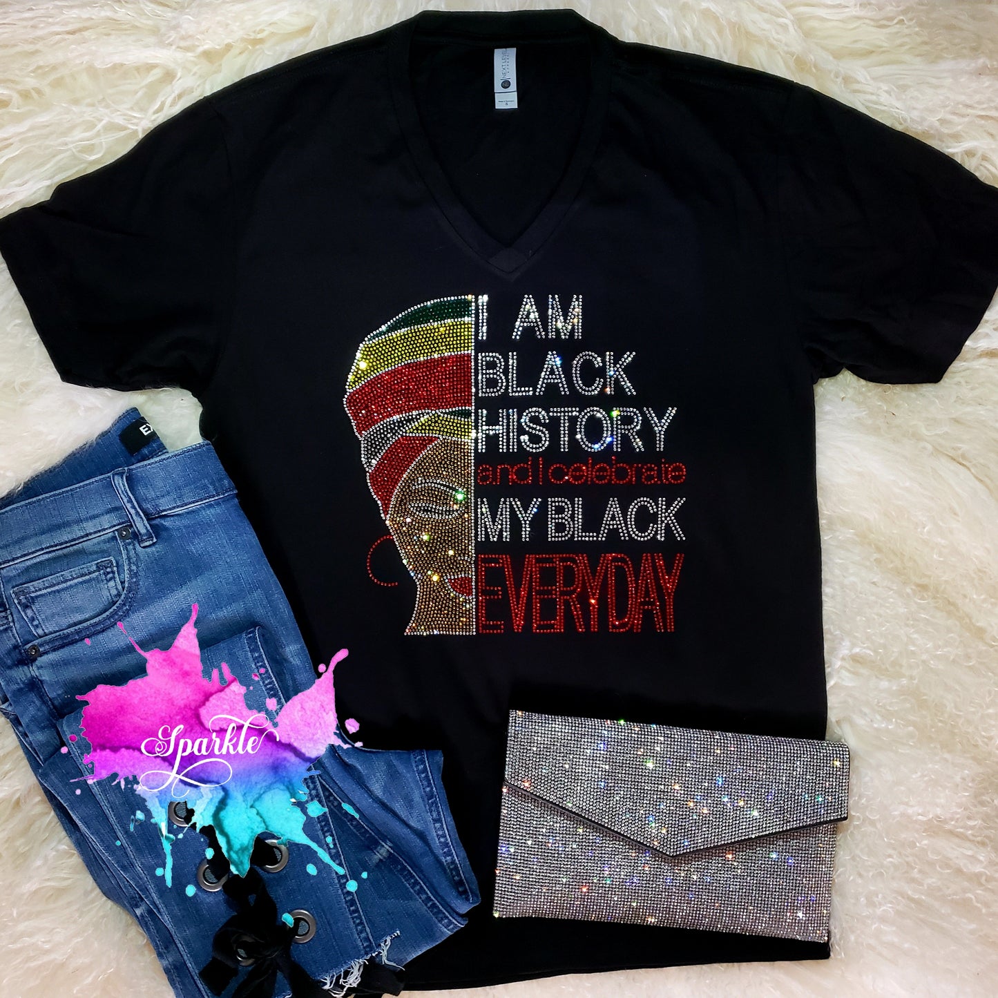 I Am Black History Crystallized Tee