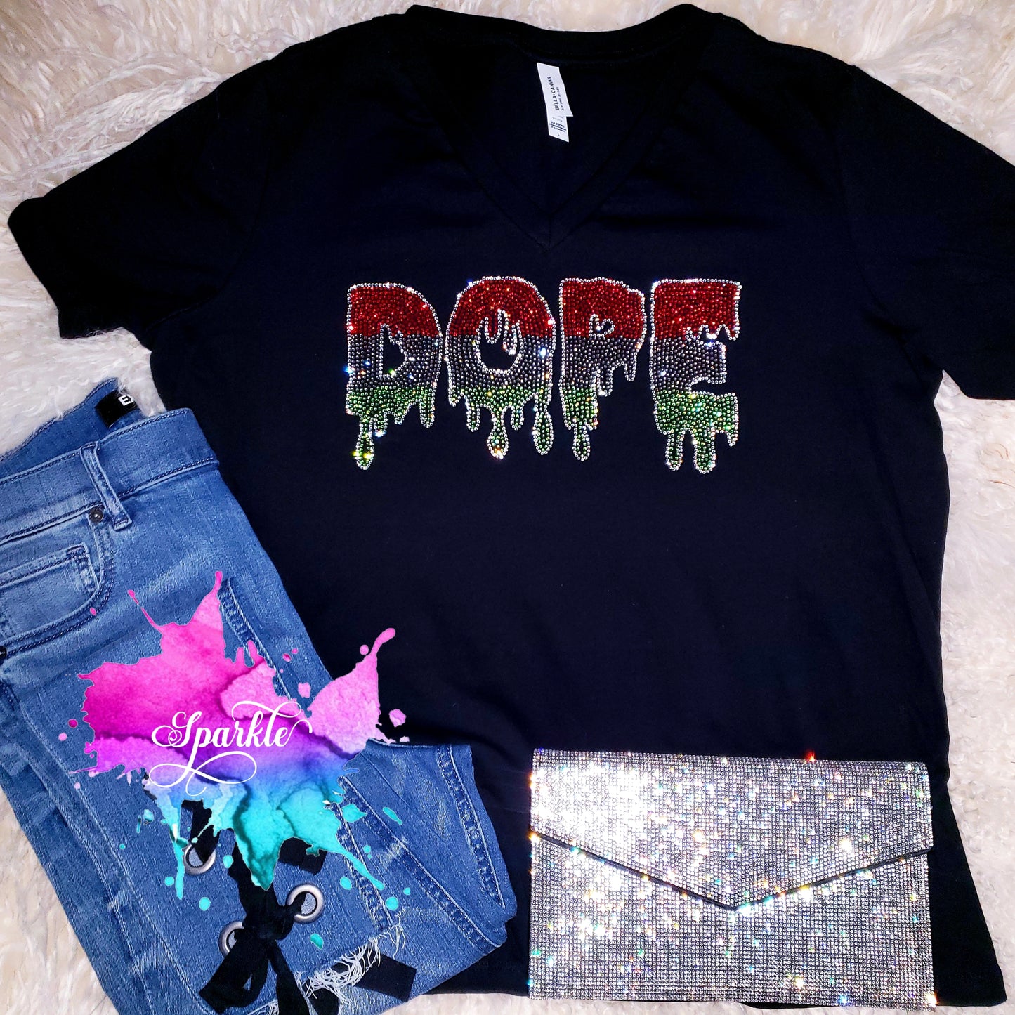 Juneteenth DOPE Crystallized Tee