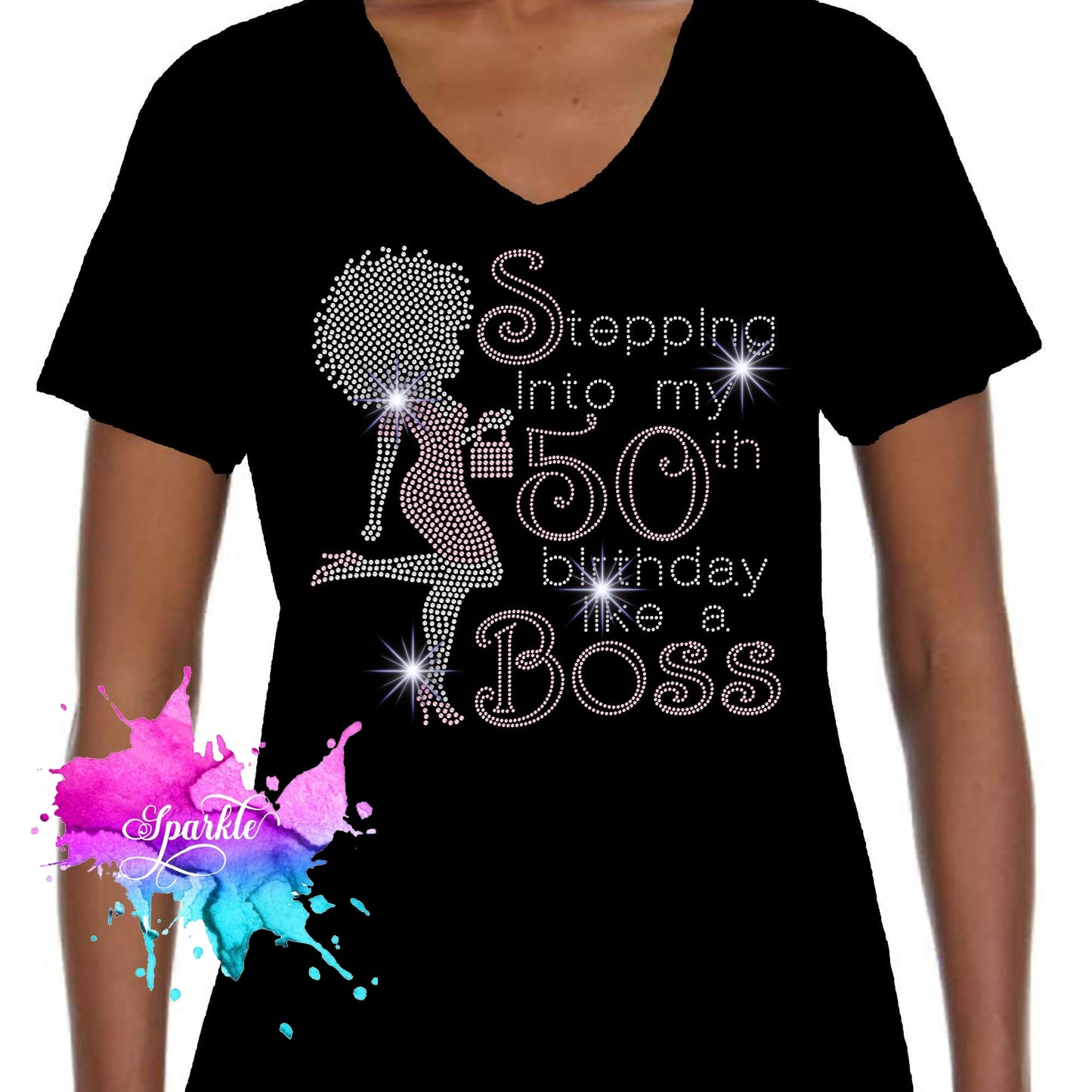 Stepping Into My Birthday Crystallized Tee