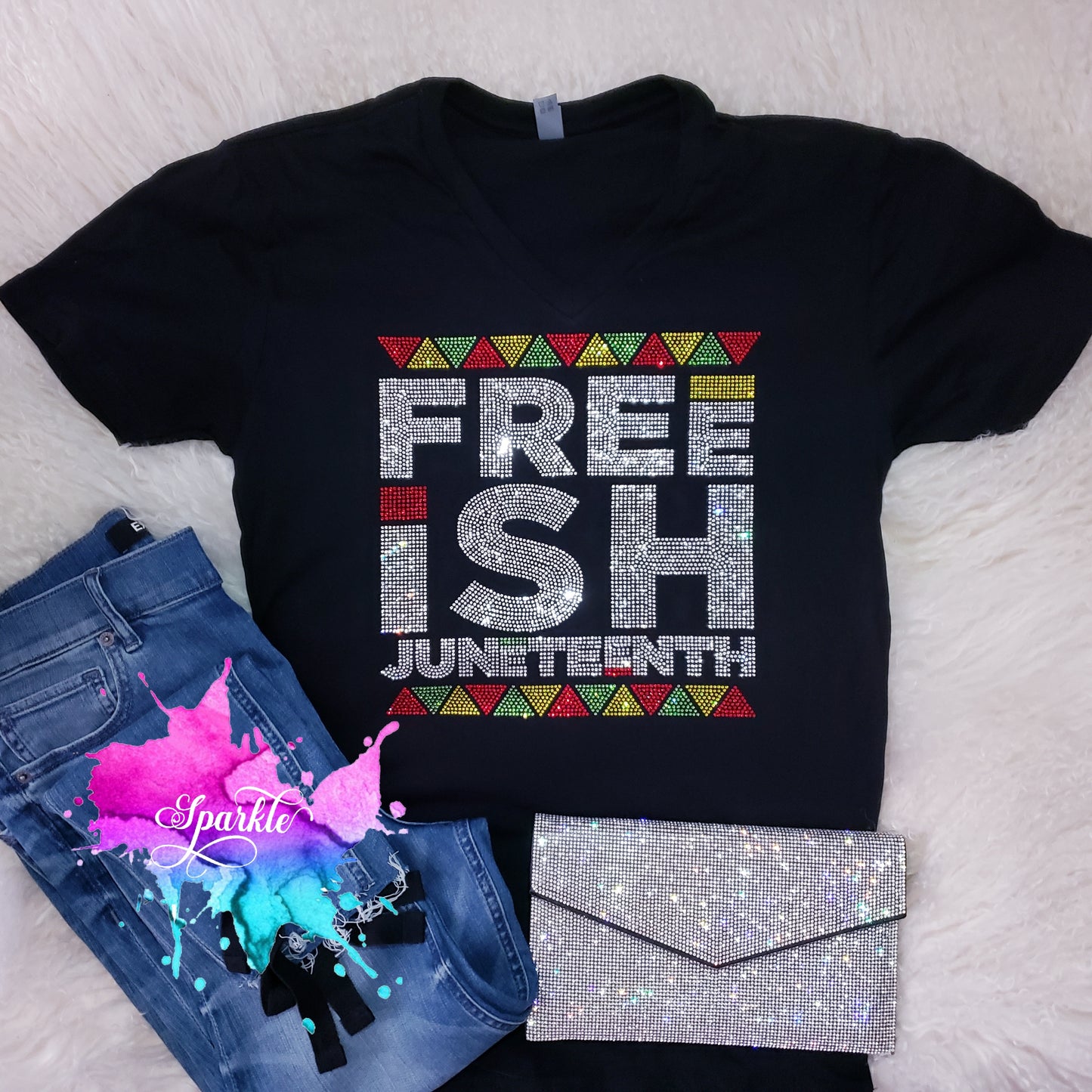 Juneteenth Freeish Crystallized Tee