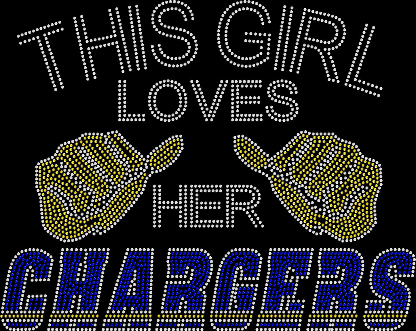 Loves Chargers Crystallized Tee