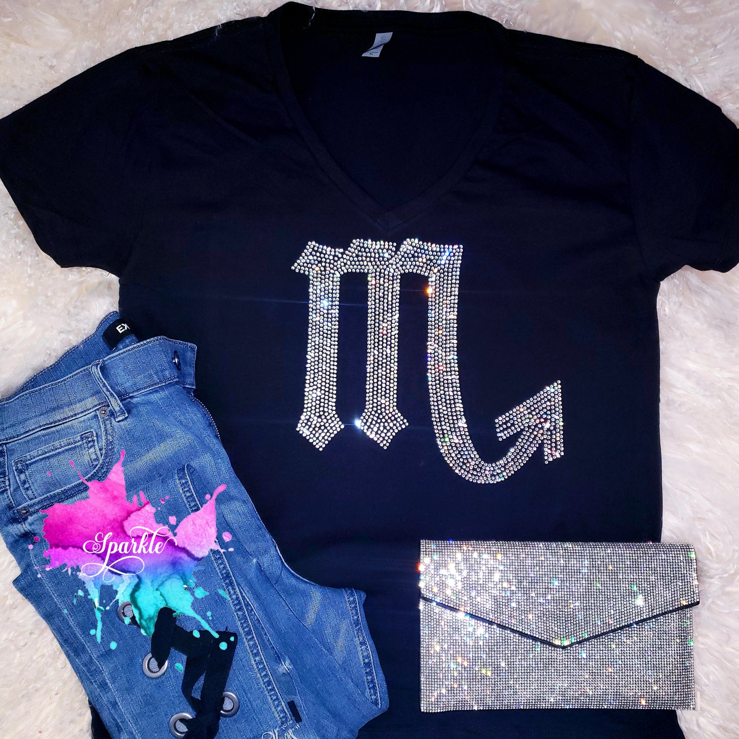 Zodiac Rhinestone Tee
