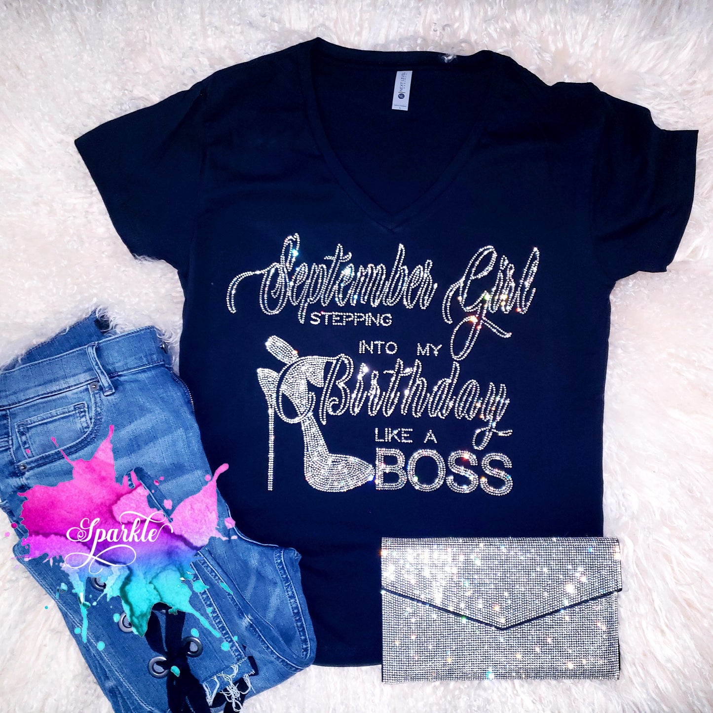 September Girl Rhinestone Tee