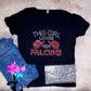 Loves Falcons Crystallized Tee